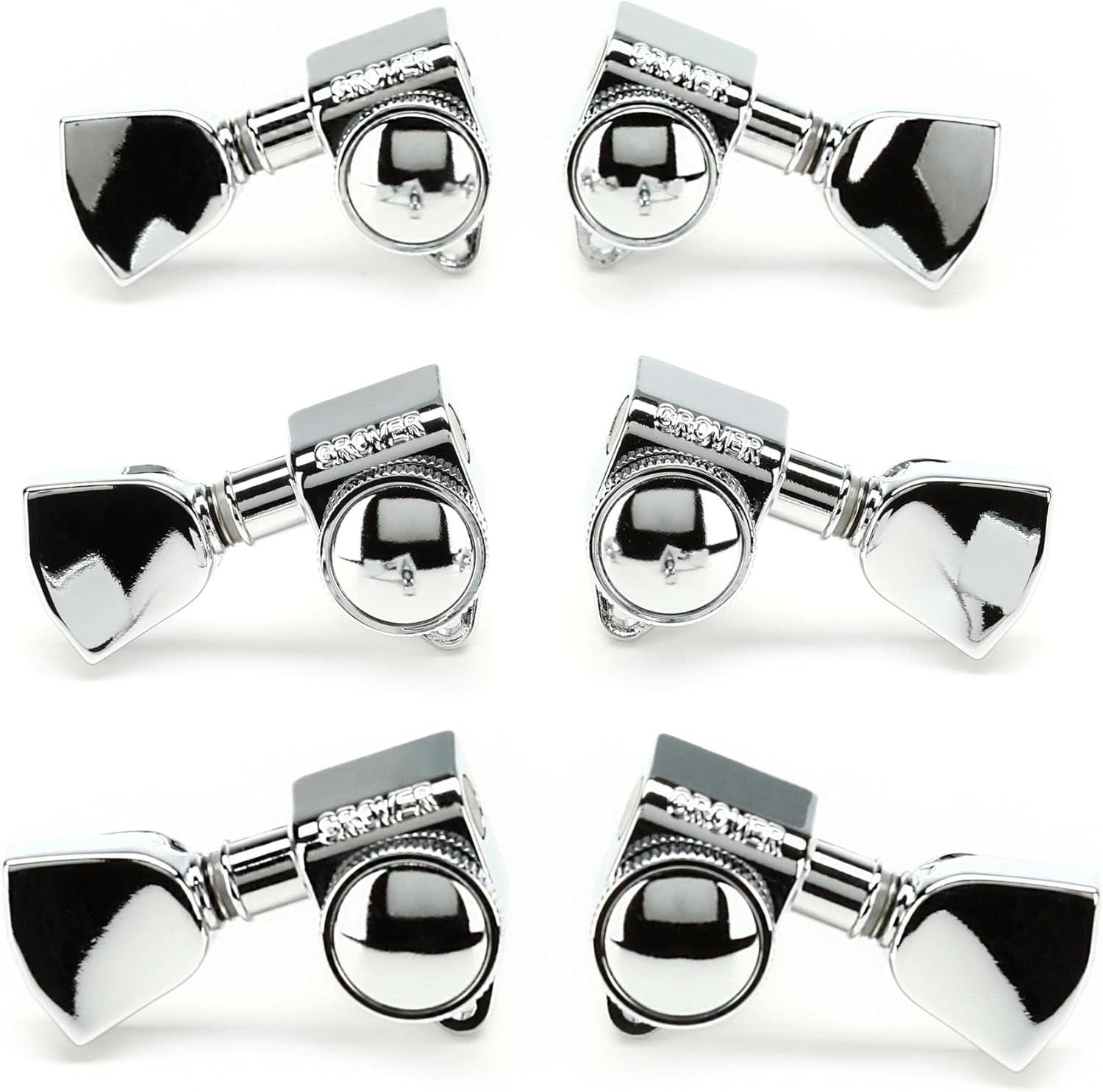 Grover 502CK Roto-Grip Locking Rotomatic Tuners - Chrome Finish