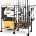 Olakee Fishing Rod Holder Floor Rack for 12 Rods - Corner Storage