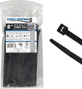 Heavy Duty Cable Zip Ties 8 in 100 Pcs - UV Resistant, 120 lb