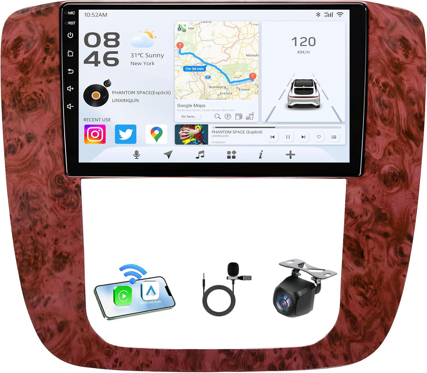 8Core Android 13 Radio for 2007-2013 Chevy Tahoe & Yukon