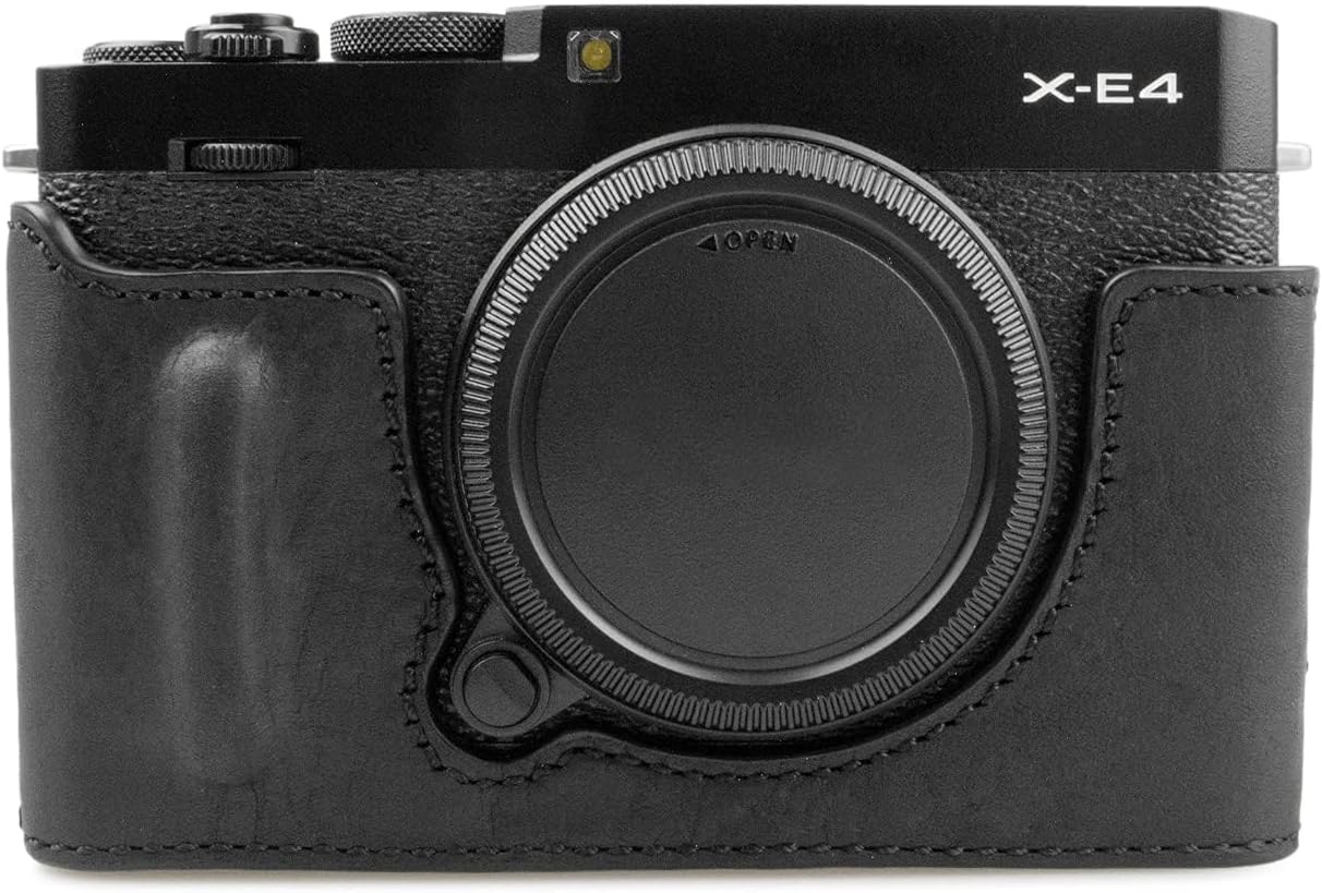 Genuine Leather Case for Fuji X-E4 by MUZIRI KINOKOO - Vintage Style