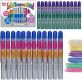 Kwik Stix Solid Tempera Paint Sticks - 72 Metallic Colors for Kids