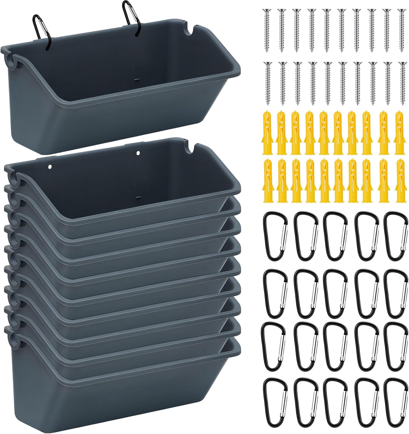 5 Quart Hanging Chicken Feeders for Poultry and Livestock Needs