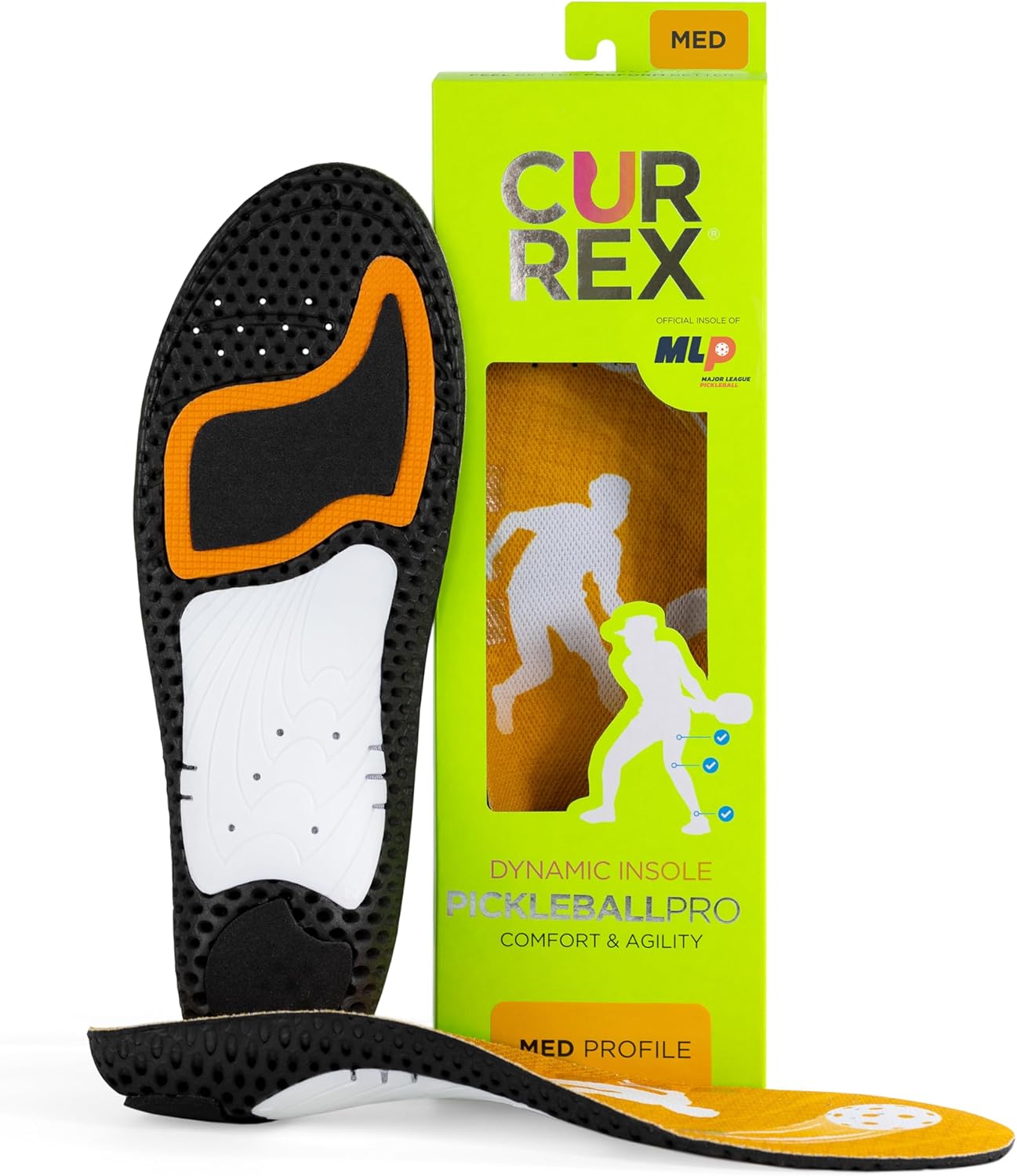 CURREX PICKLEBALLPRO Insoles for Enhanced Foot Stability