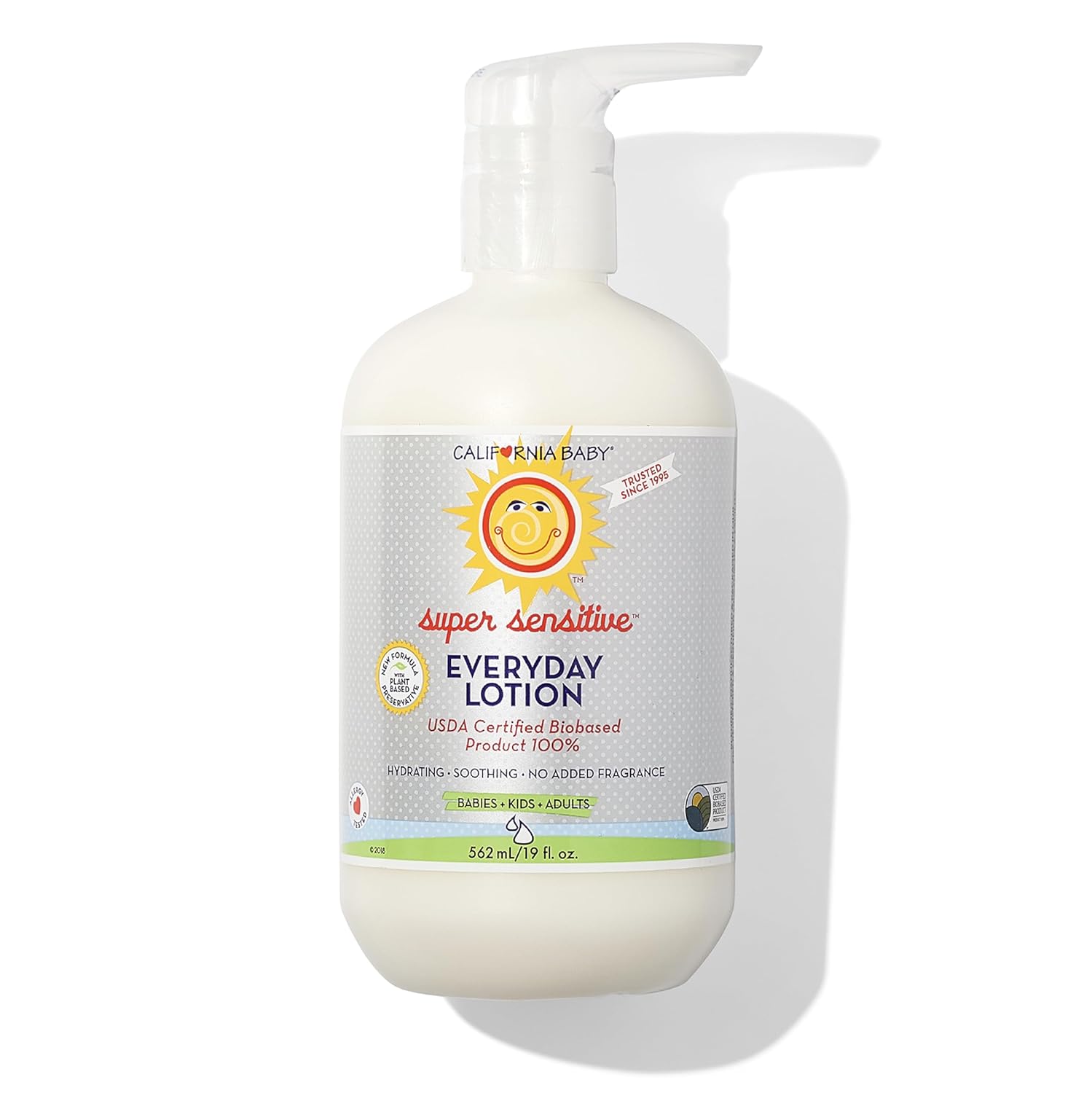 California Baby Super Sensitive Lotion | Organic Allergy-Friendly Soothing Cream