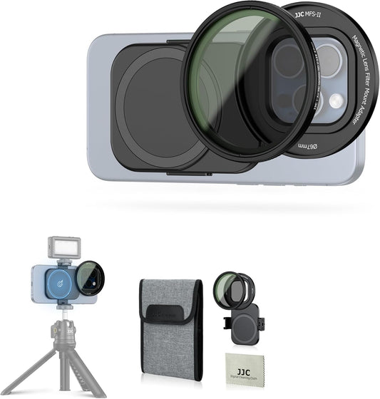 JJC 67mm ND Filter for iPhone with Magnetic Lens Adapter