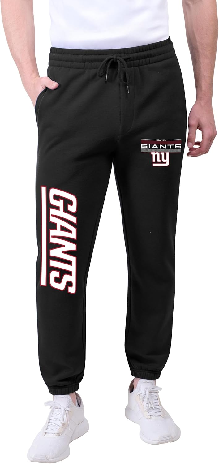 Ultra Game Men's NFL Official Active Super Soft Jogger Sweatpants
