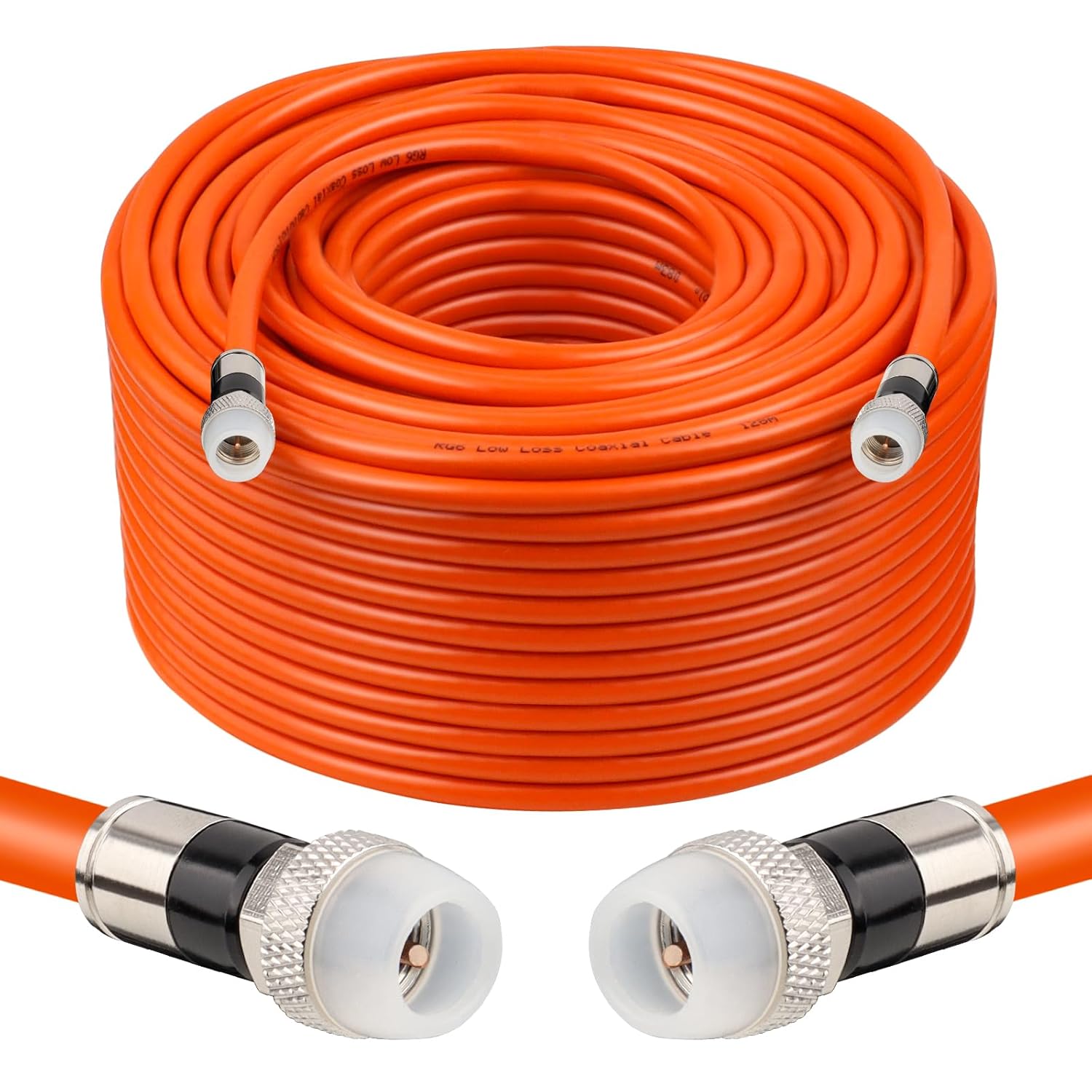 RG6 Coaxial Cable 200FT for Digital TV and High-Speed Internet