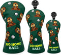 Barudan Golf Groundhog Head Covers Set for Driver Fairway Hybrid