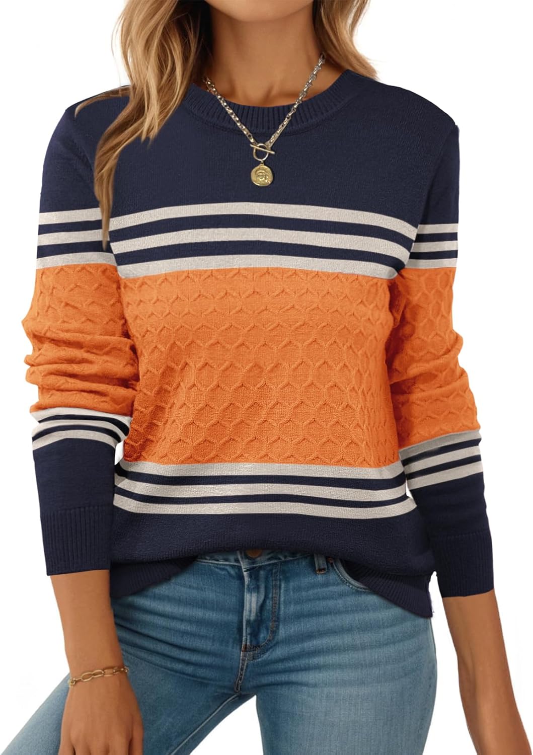 Zeagoo Womens Sweaters Long Sleeve Tops for Fall Fashion 2025