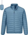 Men's Lightweight Packable Puffer Winter Jacket for Snow & Travel