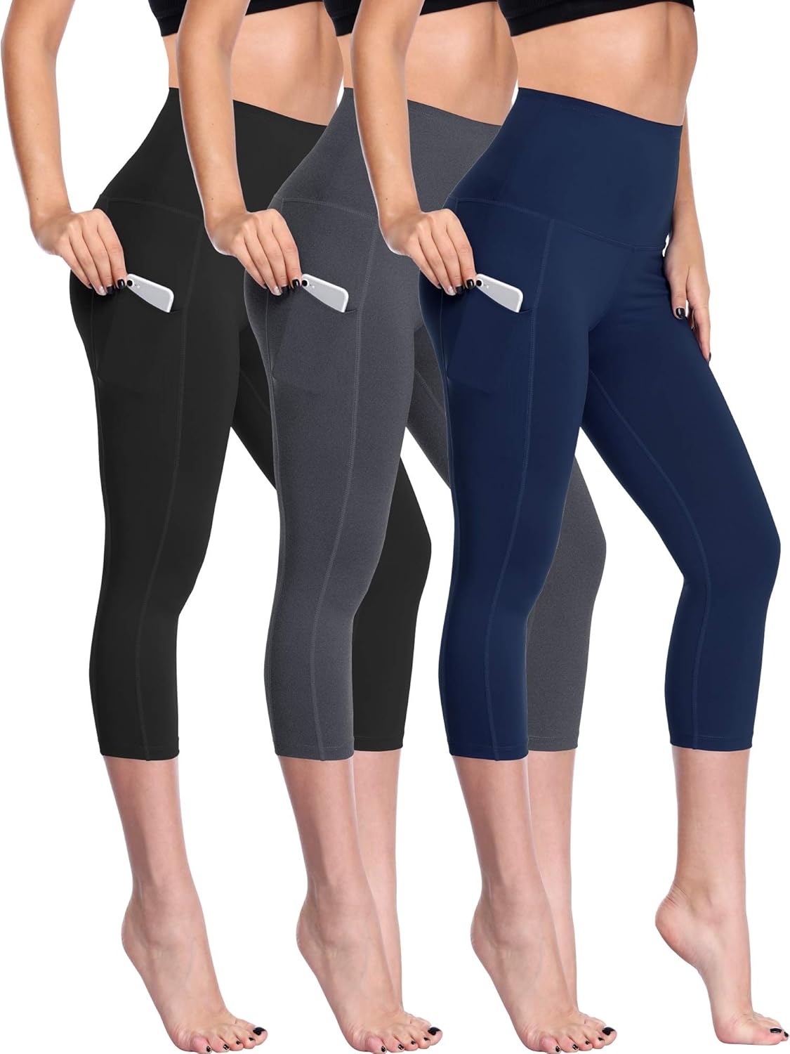 NELEUS Women's Tummy Control High Waist Capri Leggings Review