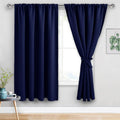 Blackout Curtains for Bedroom - Thermal Insulated 60 x 63 in Navy