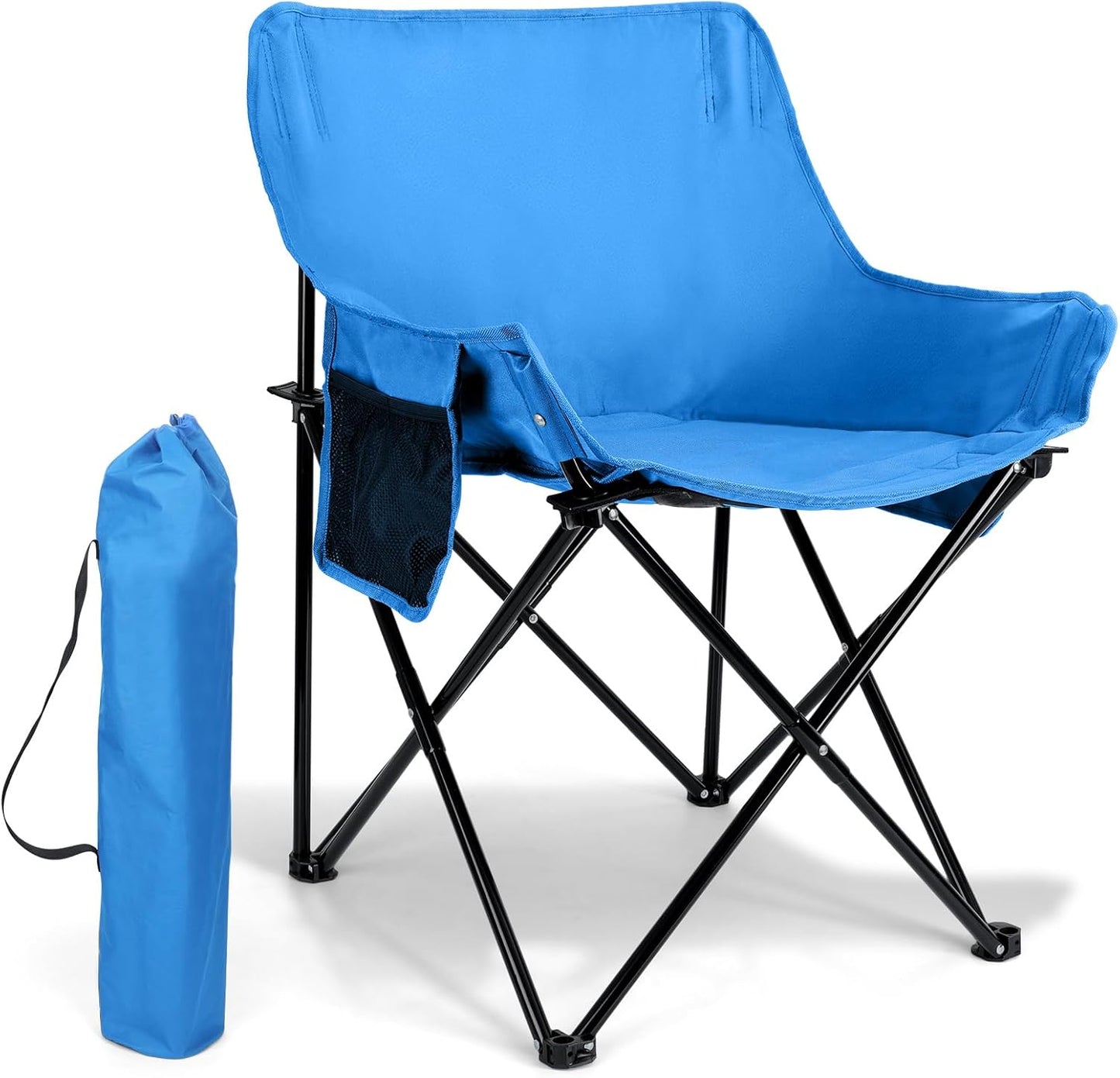Leonyo Folding Beach Chair, Heavy Duty Portable Seat 
