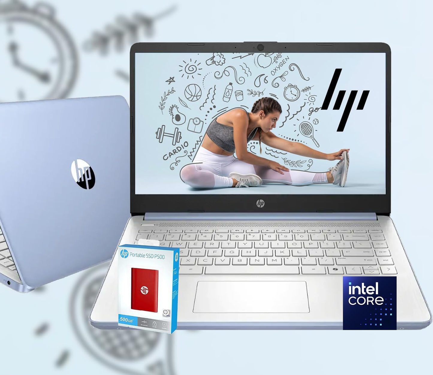 HP 14 Ultrabook with 16GB RAM and 1.6TB Storage for Productivity