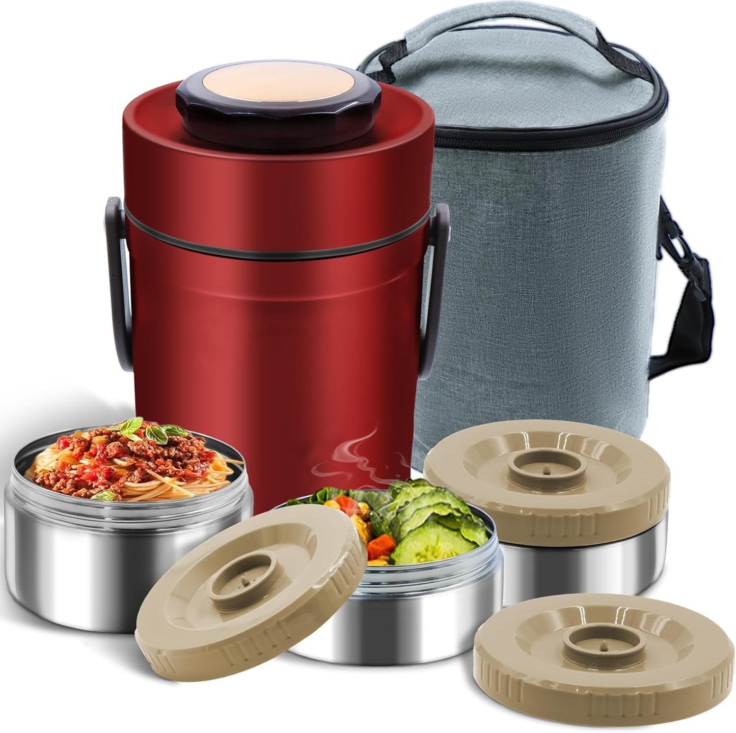 67oz Thermos for Hot Food with 3-Layer Sealed Design