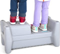 Simplay3 Sibling Step Stool - Lightweight Non-Slip Kids Stool