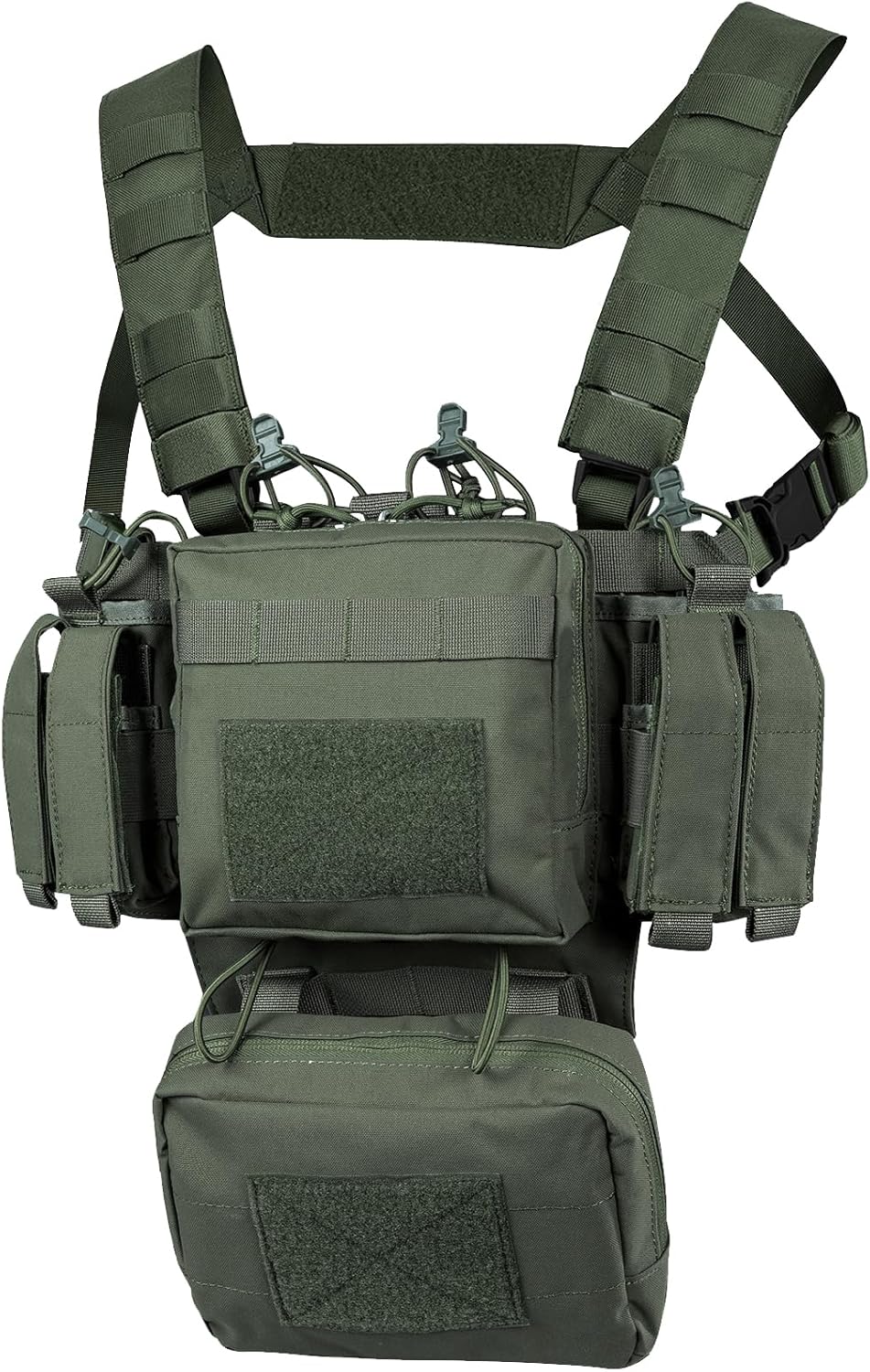 VISMIX Tactical Chest Rig with Adjustable Molle Mag Pouches