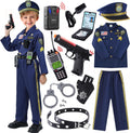 Police Costume for kids - 11PCS Police Officer Costume for Boys, Fun