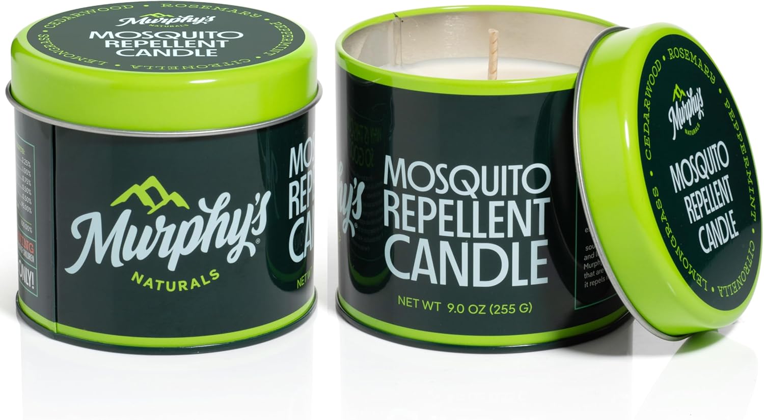DEET-Free 30HR Mosquito Candle 2-Pack