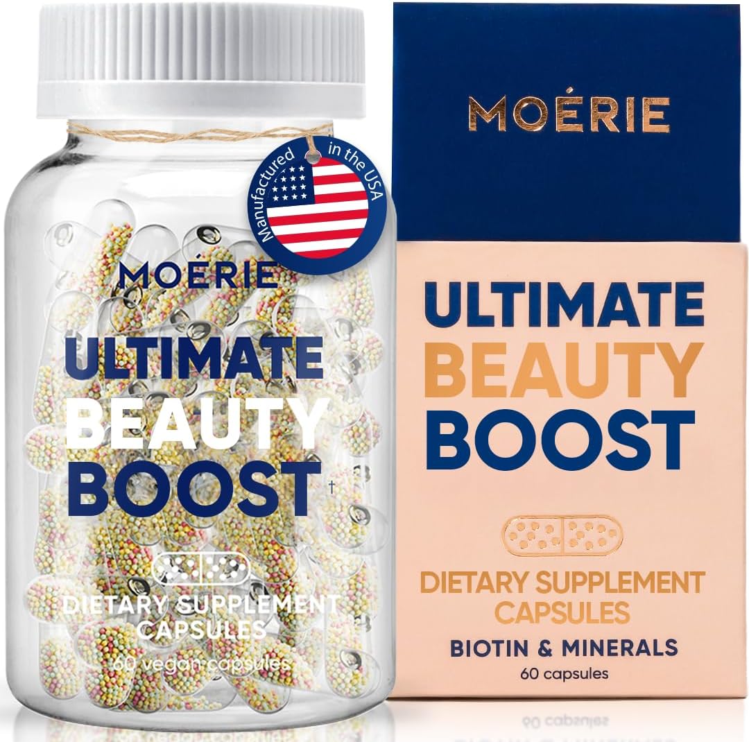 Moerie Ultimate Hair Boost Supplement for Thicker Hair Health