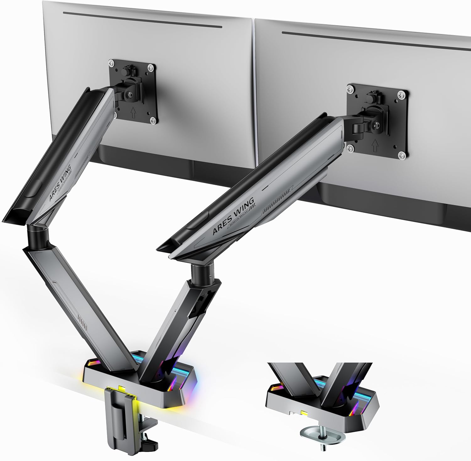 Ultimate Dual Monitor Arm for Heavy Screens!