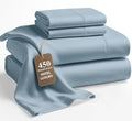 Lane Linen King Bed Sheets 450 TC Sateen - Deep Pocket Fit