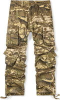 Casual Cargo Work Pants for Men - Baggy Camo Tactical 8-Pocket