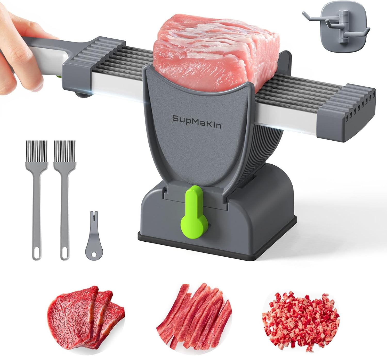 SupMaKin Fresh Meat Slicer for Perfect Cuts of Meat Every Time