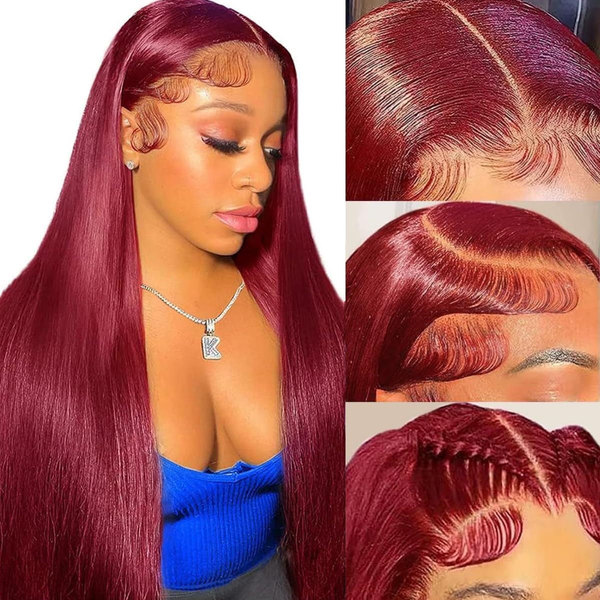 99j Burgundy Lace Front Wigs Human Hair for Stunning Looks