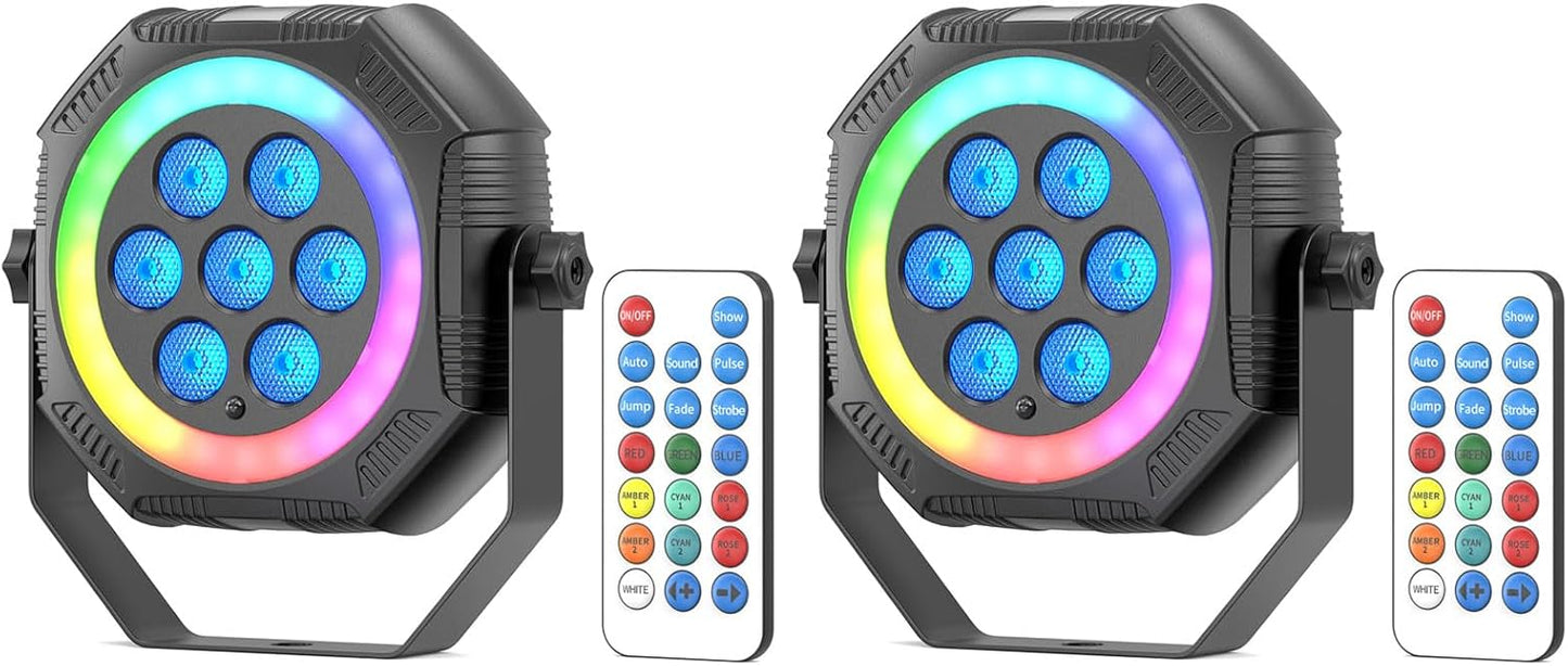 Mini RGB Battery Powered Uplights for Stunning Events Lighting