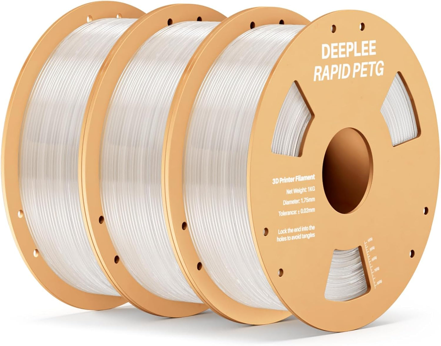 DEEPLEE Rapid PETG Filament 1.75mm for High Speed 3D Printing