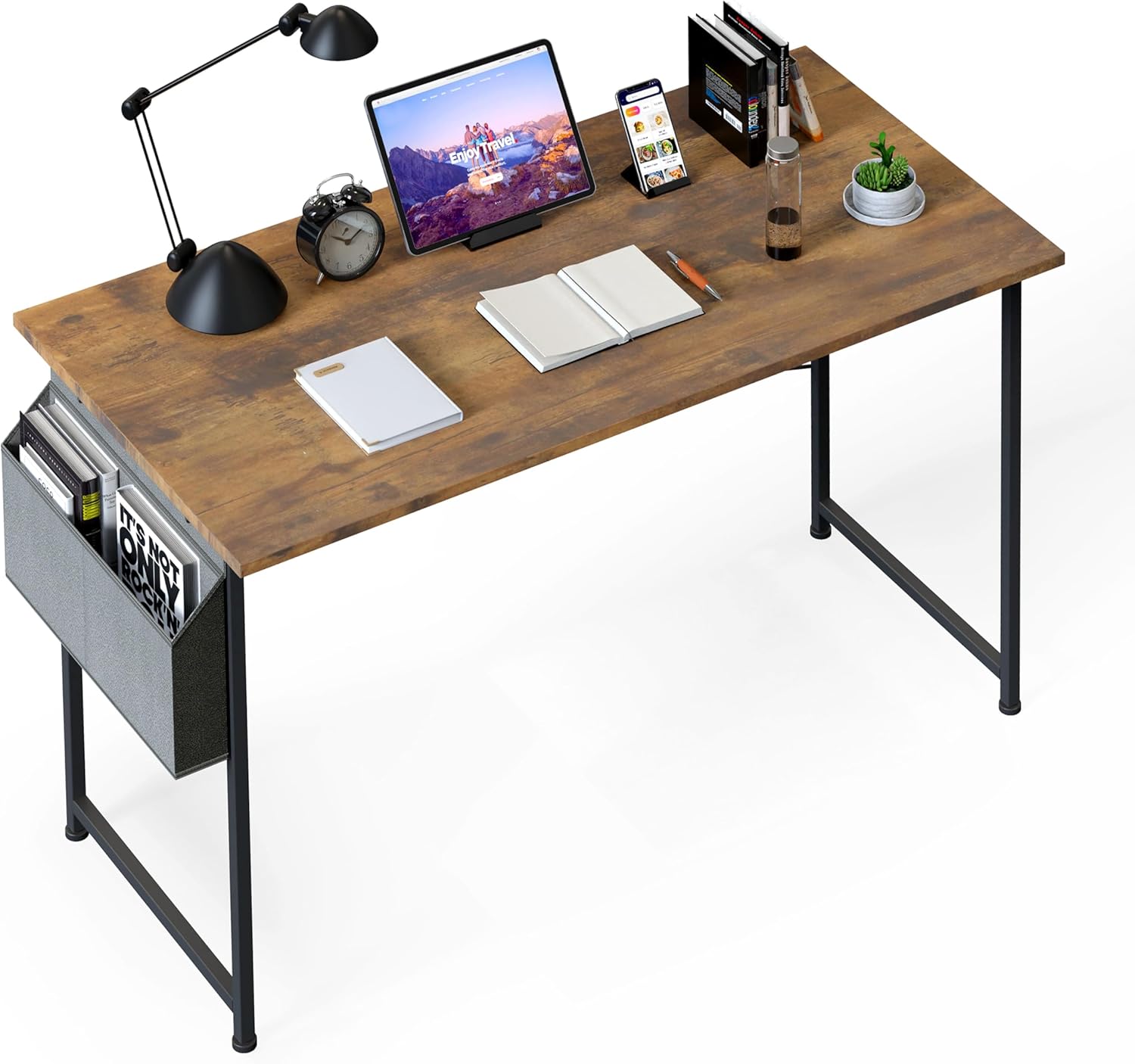 Modern Writing Desk with Headphone Hooks