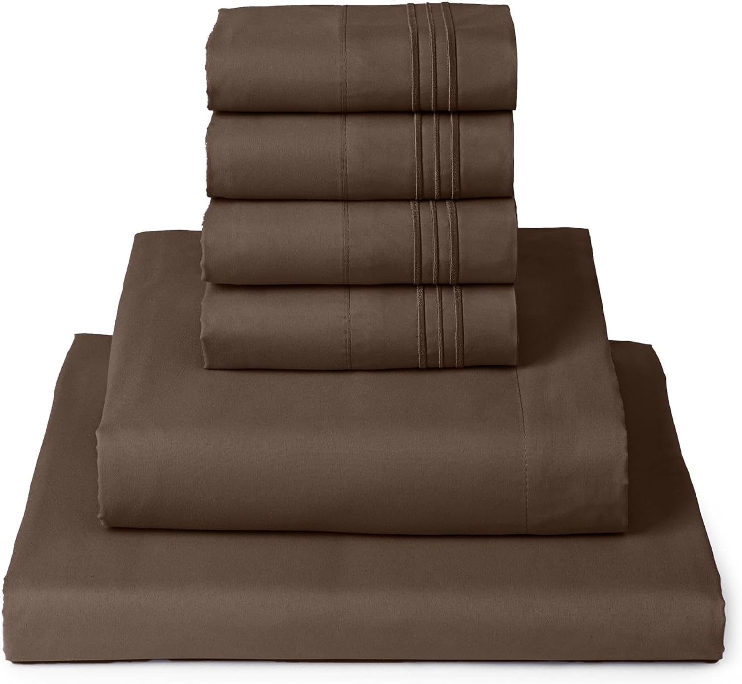 Mellanni Queen Sheet Set - 6-Piece Cooling Bedding for Comfort