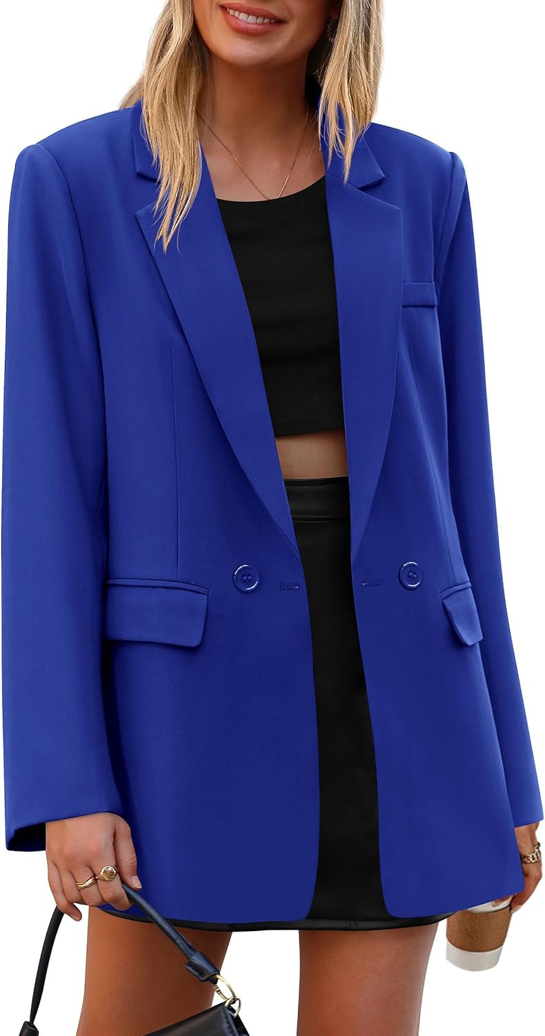 PRETTYGARDEN Fall Blazers for Women Business Casual Style