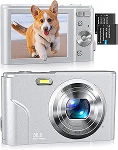 Digital Camera for Kids 1080P 36MP Video with Zoom Feature