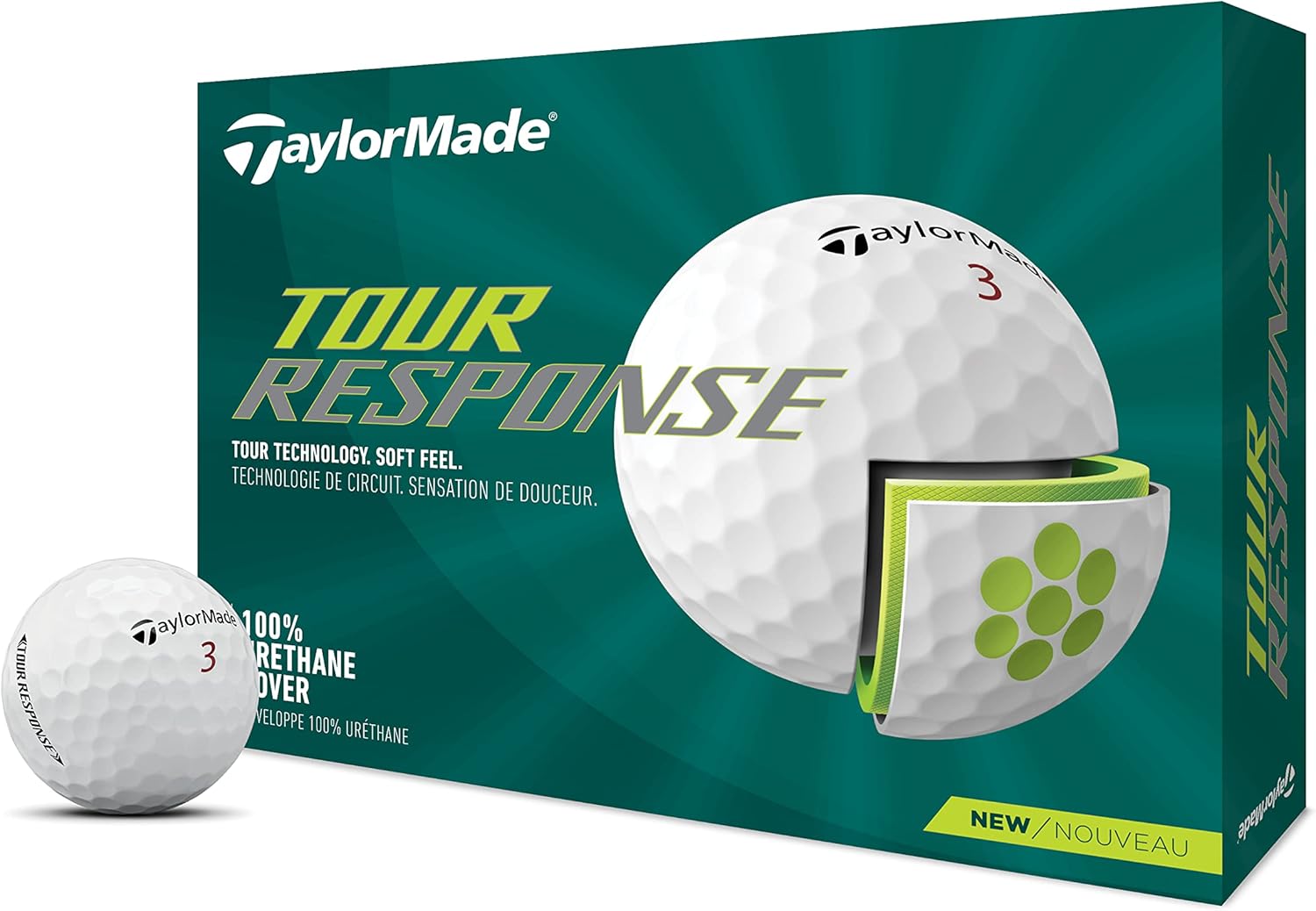 TaylorMade Tour Response Golf Balls for Superior Performance