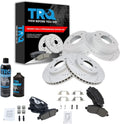 TRQ Brake Kit for 2008-2016 Mitsubishi Lancer - Front & Rear Ceramic