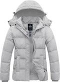 Wantdo Women's Hooded Warm Winter Coat Quilted Thicken (Style LW6V)