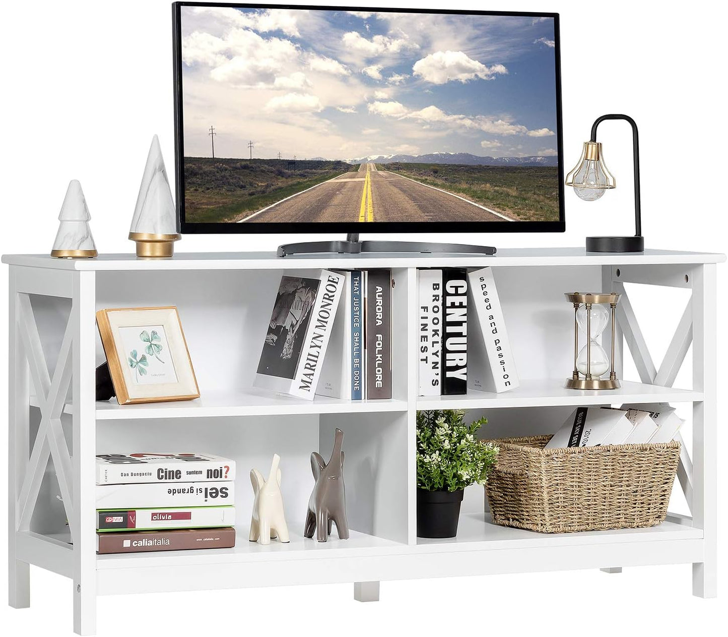 Tangkula TV Stand - Organize in Style!