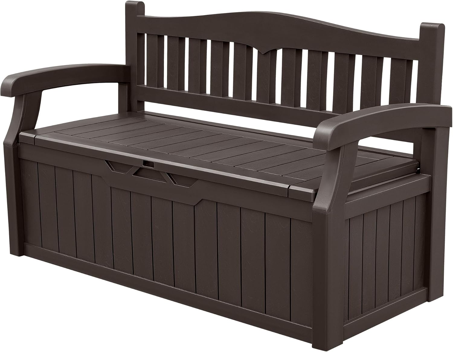 Devoko 80 Gallon Storage Bench Deck Box for Outdoor Seating