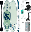 11 ft SUP Inflatable Paddle Board 350 lb Limit - Stable All-Rounder
