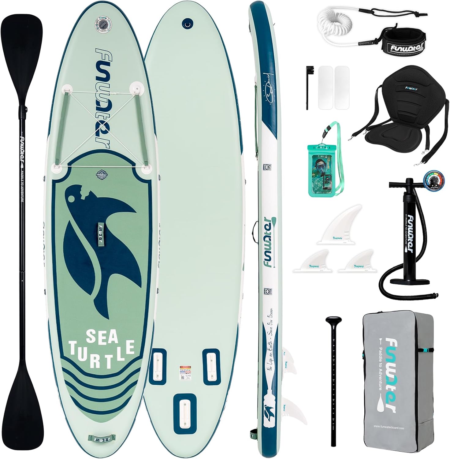 FunWater Inflatable Stand Up Paddle Board for All Skill Levels
