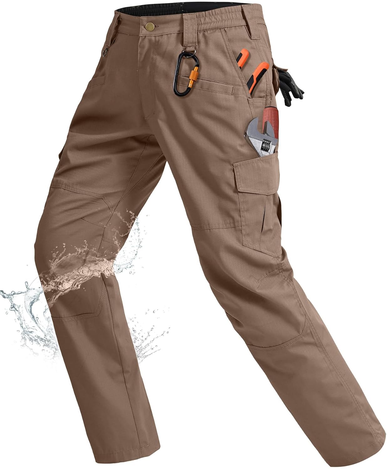 Rapoo Ripstop Water Resistant Cargo Tactical Pants for Men