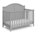Graco Wilfred 5-in-1 Convertible Crib (Pebble Gray) - Timeless Nursery