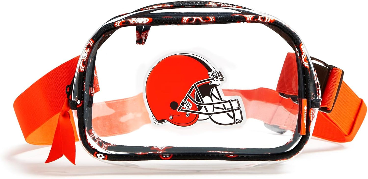 Vera Bradley Women's NFL Clear Small Belt Bag for Team Spirit