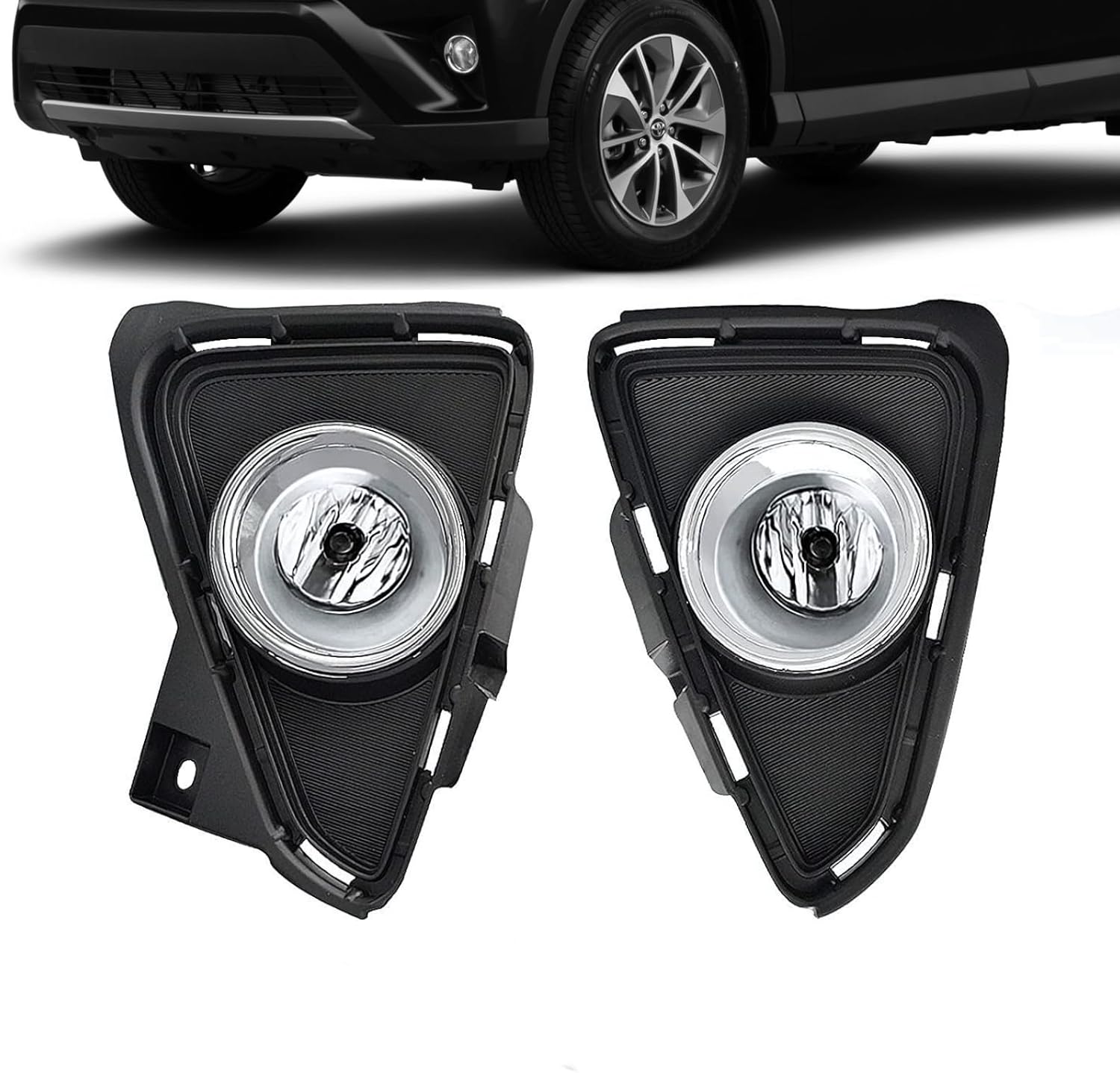Fog Lights Compatible With 2016 2017 2018 RAV4 for Safety