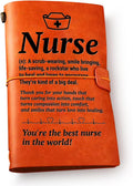 Nurse Gifts Leather Journal Notebook - Vintage Leather Travel Journal