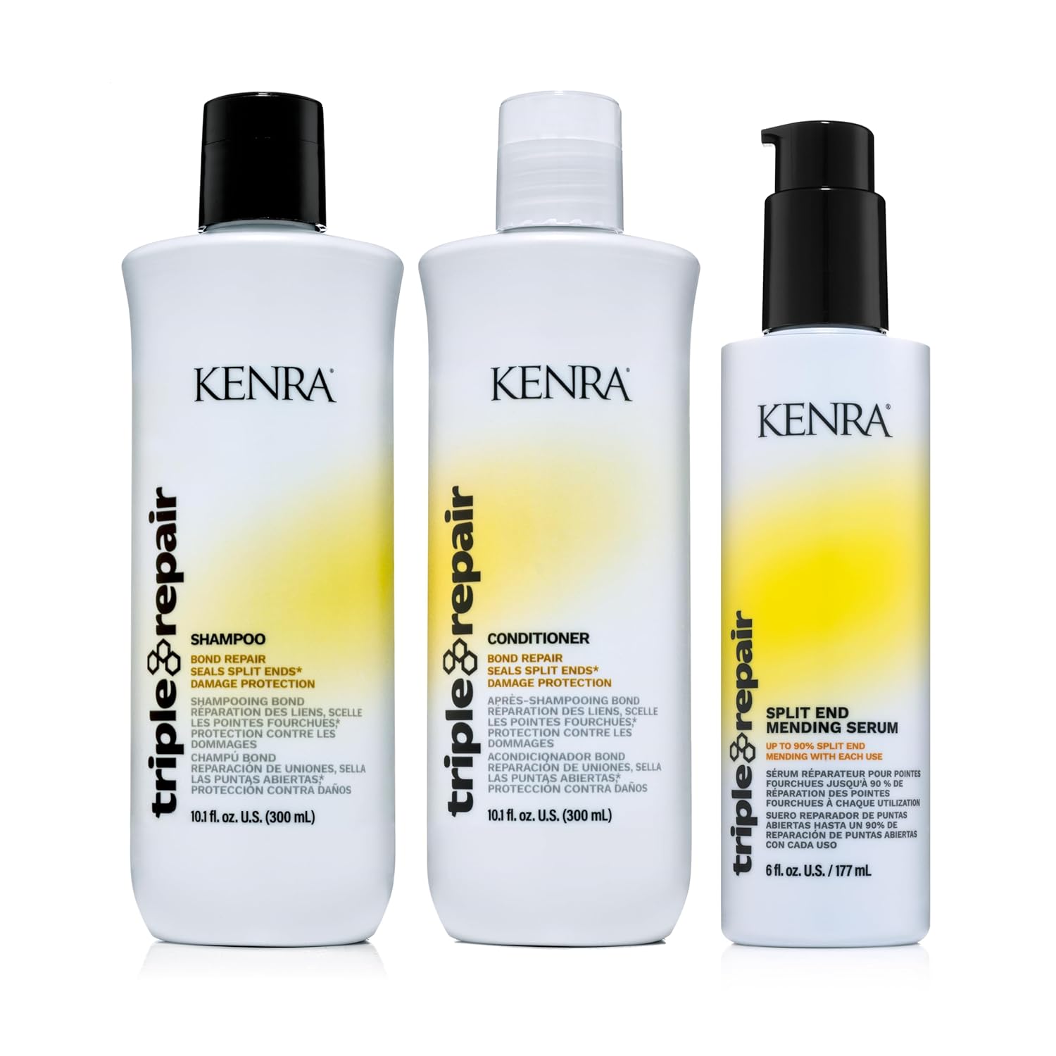 Kenra Triple Repair Shampoo for Damaged Hair and Split Ends