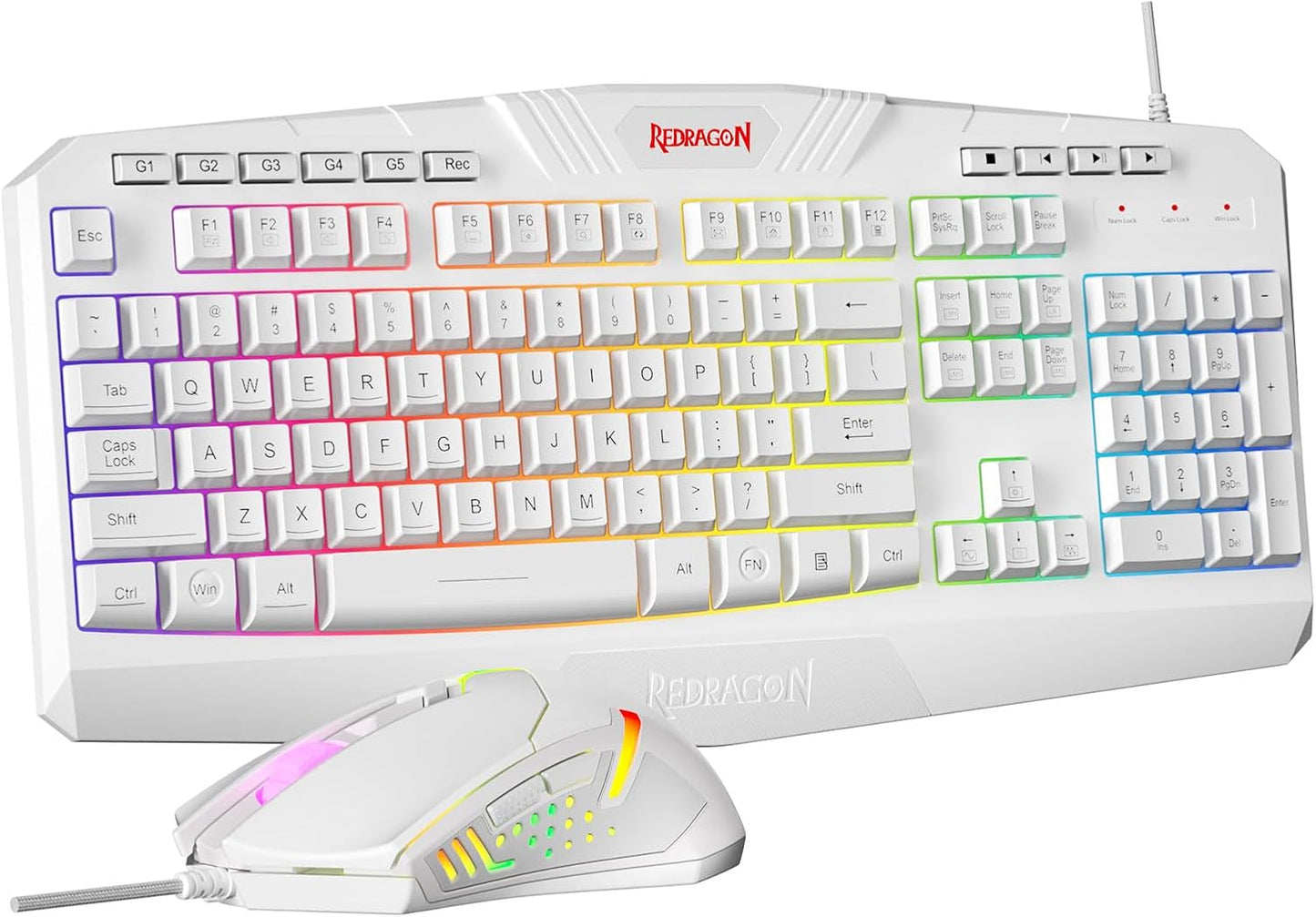 Redragon Programmable Gaming Keyboard and Mouse Combo Set